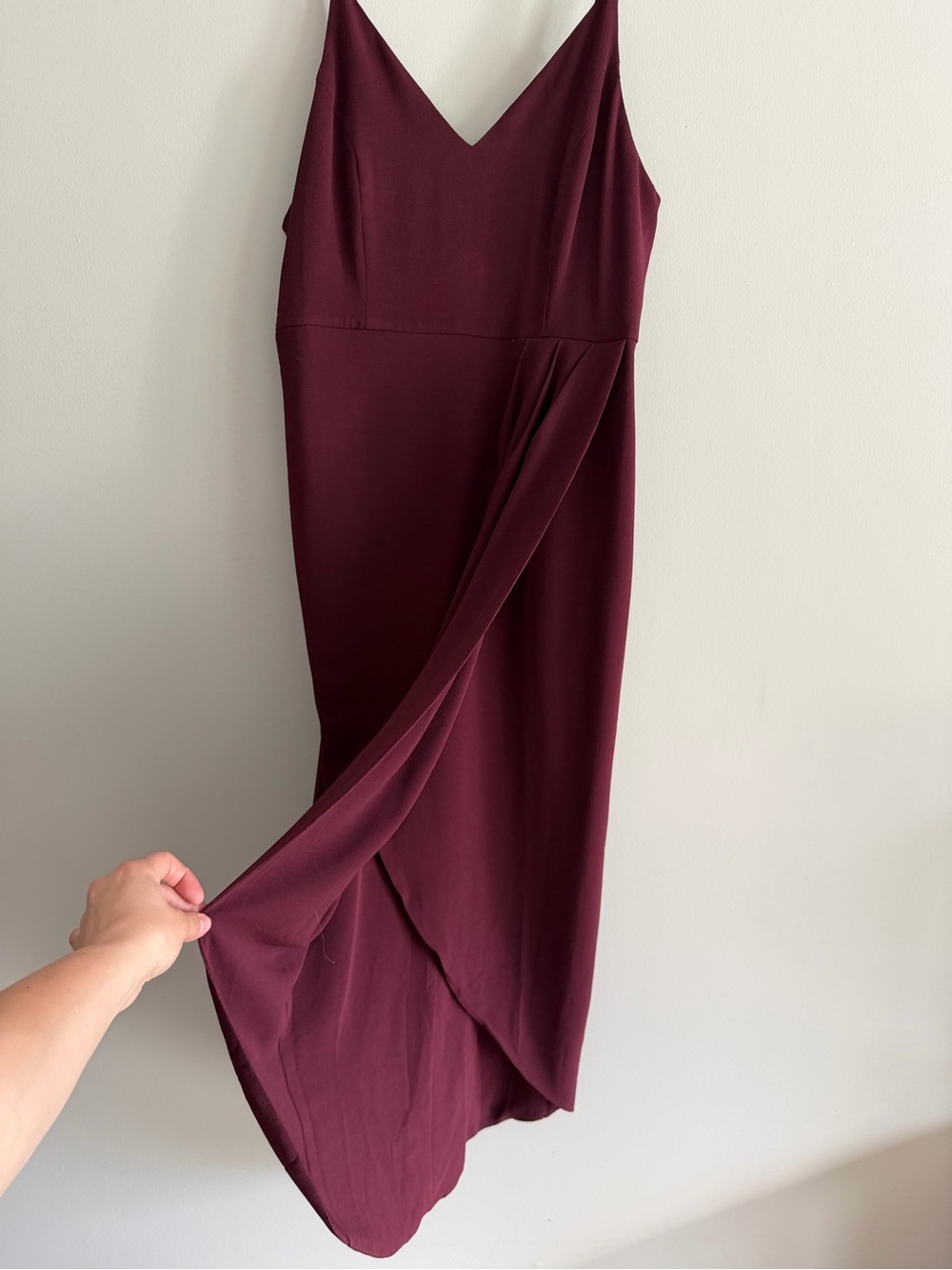 Maroon dress